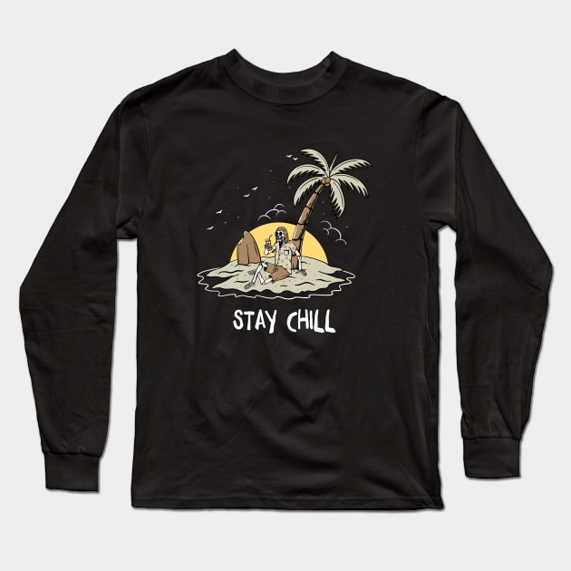 Stay chill Long Sleeve T-Shirt by holeymoleymerch